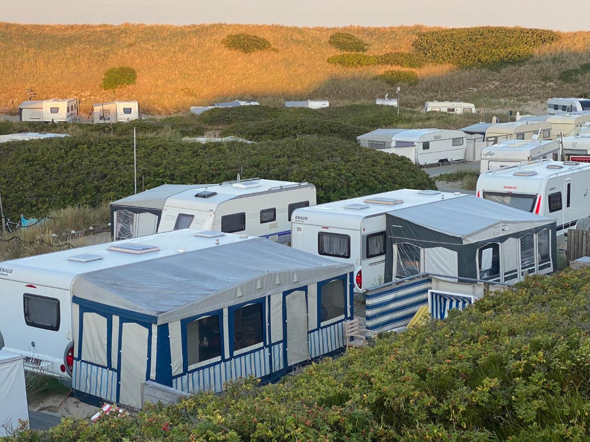 Wohnwagenvermietung Hoernum / Sylt Kültér fotó
